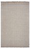 8' X 10' Oatmeal Beige Hand Woven Herringbone Indoor Area Rug