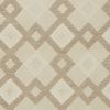 8' X 11' Ivory Wool Geometric Hand Tufted Area Rug