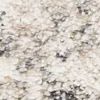9' X 13' Grey Machine Woven Distressed Floral Traditional Indoor Area Rug