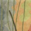 9' X 12' Blue Wool Tropical Botanical Hand Tufted Area Rug