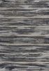 10' X 13' Grey Machine Woven Abstract Brushstroke Indoor Area Rug