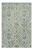 9' X 13'  Polypropylene Ivory Or Teal Area Rug