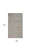 9' X 13' Natural Beige Hand Woven Knobby Loop Indoor Area Rug
