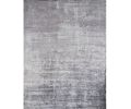 9' X 13' Light Gray Abstract Hand Loomed Area Rug