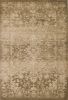5' X 8' Beige Machine Woven Distressed Floral Traditional Indoor Area Rug