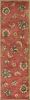 2' X 7' Sienna Floral Vines Wool Runner Rug