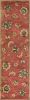 2' X 7' Sienna Floral Vines Wool Runner Rug
