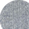6' Round Slate Heather Plain Indoor Area Rug