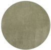 6' Sage Green Round Hand Woven Area Rug