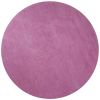 6' Round  Polyester Hot Pink Area Rug