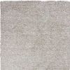 5' X 7' Ivory Heather Plain Indoor Area Rug