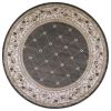 8' Round  Polypropylene Grey Or  Ivory  Area Rug