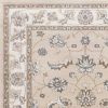 8' X 10' Beige Or Ivory Floral Vine Bordered Indoor Area Rug