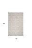 5' X 8' Grey Hand Tufted Geometric Indoor Area Rug