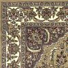 2' X 3' Beige And Ivory Floral Medallion Area Rug