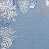 2' X 3' Light Blue Hand Tufted Area Rug