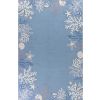 2' X 3' Light Blue Hand Tufted Area Rug