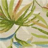2' X 3' Sand Botanical Leaves Hand Tufted Area Rug