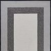 2' X 3' Uv Treated Polypropylene Charcoal Accent Rug
