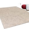 2' X 4' Ivory Wool Hand Tufted Area Rug