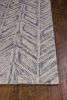 2' X 4' Blue Wool Hand Tufted Area Rug