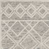2' X 4' Sand Wool Geometric Hand Tufted Area Rug