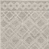 2' X 4' Sand Wool Geometric Hand Tufted Area Rug