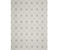 2' X 4' Ivory Wool Quatrefoil Hand Tufted Area Rug