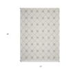 2' X 4' Ivory Wool Quatrefoil Hand Tufted Area Rug