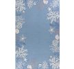 2' X 4' Light Blue Coral Hand Tufted Area Rug
