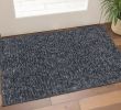 2' X 4' Black Heather Indoor Shag Rug
