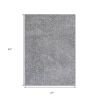 2' X 4' Grey Heather Indoor Shag Rug