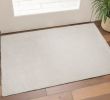 2' X 4' Polyester Ivory Area Rug