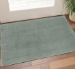 2' X 4' Polyester Slate Area Rug