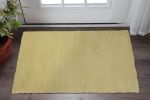 2' X 4' Canary Yellow Indoor Shag Rug