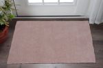 2' X 4' Polyester Rose Pink Area Rug