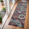 2' X 7' Red Polypropylene Runner Rug