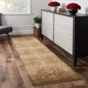 2' X 8' Beige Polypropylene Runner Rug