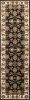 2' X 8' Black Or Ivory Traditional Bordered Rug