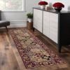 2' X 8' Red Panel Runner Rug
