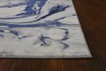 3' X 5' Blue Abstract Area Rug