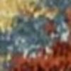 3' X 5' Blue Coral Machine Woven Abstract Triangular Strings Indoor Area Rug