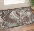 3' X 5' Brown Abstract Area Rug