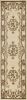 2' X 8' Ivory Medallion Runner Rug