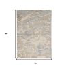 3' X 5' Sand Abstract Area Rug