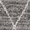 3' X 5' Grey Diamond Pattern Area Rug