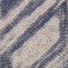 3' X 5' Blue Hand Tufted Herringbone Indoor Area Rug