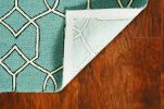 3' X 5' Spa Trellis And Diamond Uv Treated Area Rug