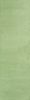 2' X 7' Spearmint Green Plain Runner Rug