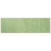 2' X 7' Spearmint Green Plain Runner Rug
